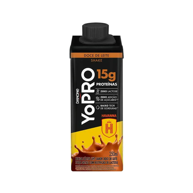 YoPRO Bebida Láctea UHT Doce de Leite Havanna 15g de proteínas 250ml